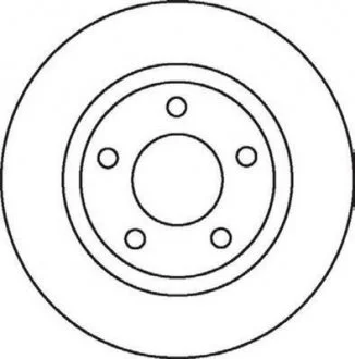 Гальмівний диск передній VW Passat / Audi A4 / A8 / Seat Exeo Jurid 562060JC