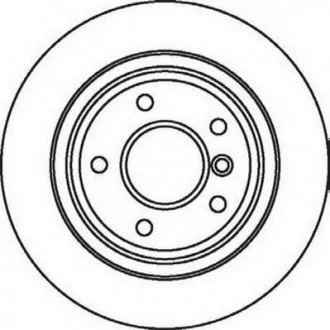 Диск гальм.. BMW 5 (E39) 2.0-2.5TDS 11.95-06.03 Jurid 562062JC (фото 1)