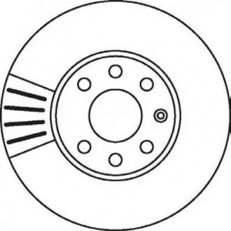 Тормозной диск передний Opel Astra G / Chevrolet Astra, Corsa Jurid 562069JC