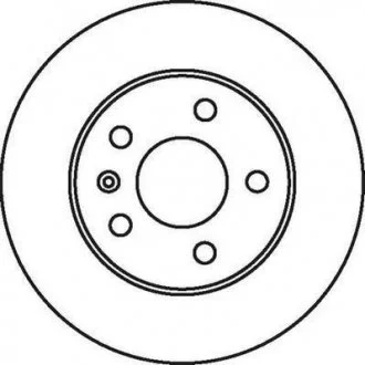 Тормозной диск задн Opel Astra / Combo / Corsa / Meriva / Zafira Jurid 562072JC