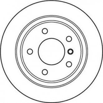 Тормозной диск задн BMW 3 series Jurid 562094JC (фото 1)