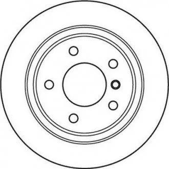 Гальмівний диск задній BMW 3 series Jurid 562094JC