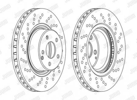 Диск тормозной MERCEDES Jurid 562101JC1