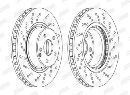 Диск гальмівний MERCEDES Jurid 562101JC1