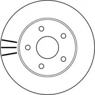 Диск тормозной JEEP Jurid 562147JC