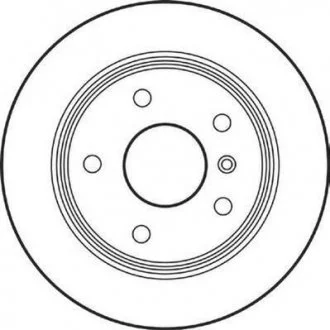 Гальмівний диск задній Mercedes A-Class (W168), Vaneo (1997->) Jurid 562149JC