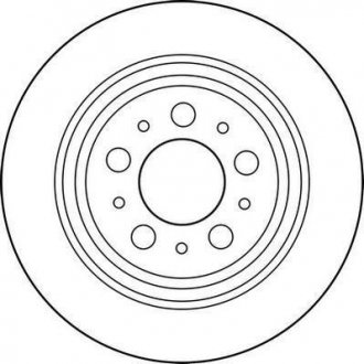 Тормозной диск задн VOLVO S60/S70/S80/V70/V70 XC Jurid 562174JC