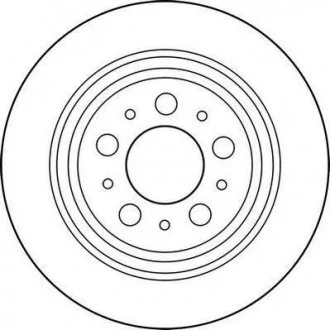 Тормозной диск задн VOLVO S60/S70/S80/V70/V70 XC Jurid 562174JC