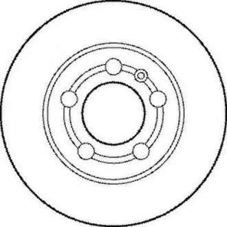 Тормозной диск задн AUDI A3/TT quattro SKODA OCTAVIA 4x4 VW BORA/GOLF 4motion Jurid 562177JC