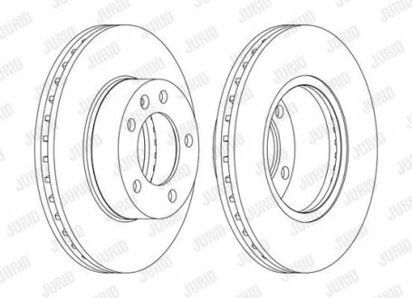 Диск тормозной NISSAN,OPEL,RENAULT,VAUXHALL Jurid 562190JC1
