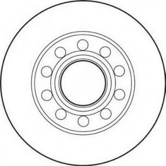 Гальмівний диск задній AUDI A4 SEAT EXEO Jurid 562192JC