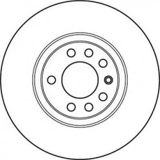 Тормозной диск передний OPEL ASTRA/CORSA/MERIVA/VECTRA/ZAFIRA SAAB 9-5 Jurid 562240JC