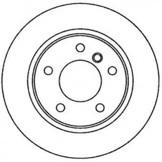 Тормозной диск задн BMW 1series Jurid 562259JC