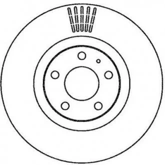 Диск гальмівний AUDI Jurid 562265JC