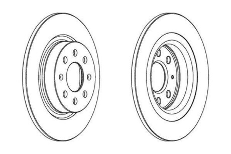 Гальмівний диск Jurid 562305JC (фото 1)
