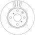 Тормозной диск передний Citroen C1 / Peugeot 107 / 108 / Toyota Aygo 562311JC