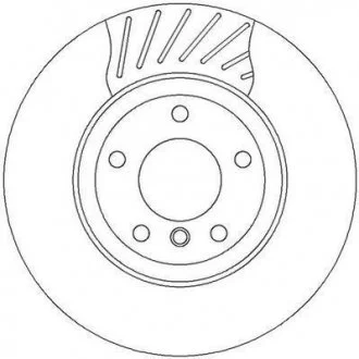 Диск гальмівний BMW Jurid 562318JC