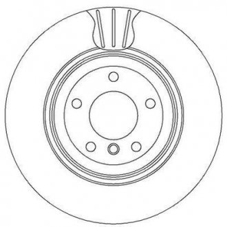 Тормозной диск задн BMW 3 series / X1 Jurid 562334JC (фото 1)
