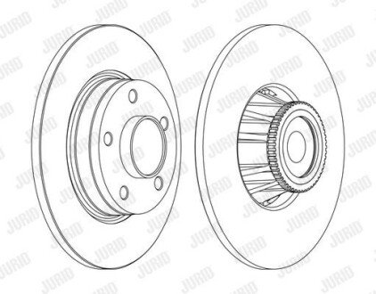 Гальмівний диск Jurid 562365JC1