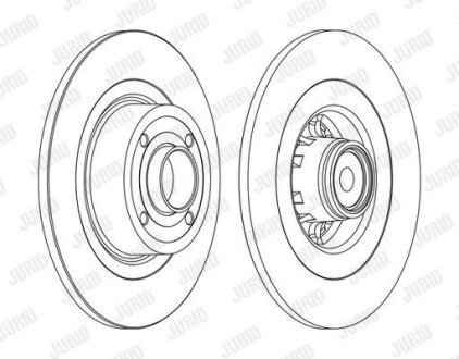 Гальмівний диск Jurid 562379J1
