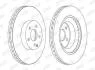 Тормозной диск Mercedes CLS/E-class/GLK 562396JC1