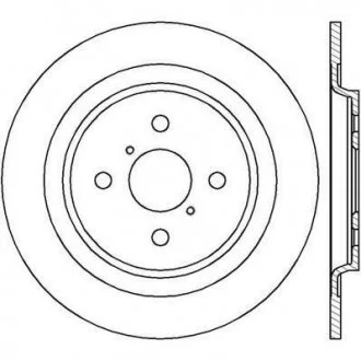 Тормозной диск Toyota Yaris (P9) (P13) Jurid 562422JC
