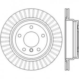 Тормозной диск BMW 1(E81,E87)/3(E90,E91,E92,E93)/X1 (E84) Jurid 562442JC