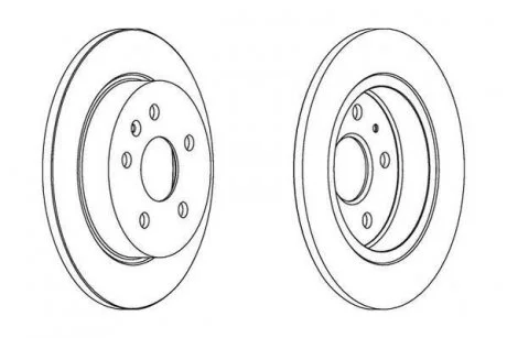Гальмівний диск Chevrolet Malibu/Opel Insignia A Jurid 562461JC