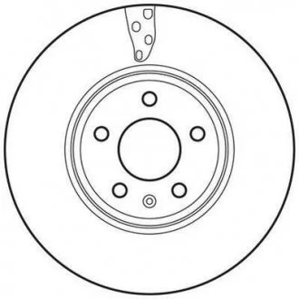 Тормозной диск Audi A4 / A5 Jurid 562466JC