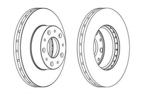 Диск тормозной CITROEN,FIAT,PEUGEOT Jurid 562468JC