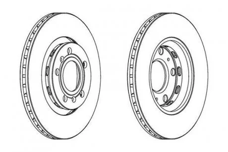 Диск тормозной AUDI,VOLKSWAGEN Jurid 562514JC