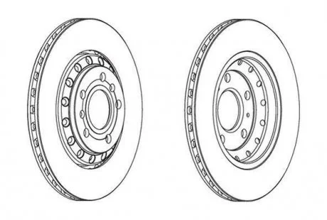 Диск тормозной AUDI,VOLKSWAGEN Jurid 562518JC