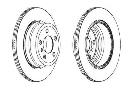 Диск тормозной BMW Jurid 562521JC