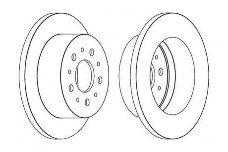 Тормозной диск задн Peugeot Boxer / Citroen Jumper / Fiat Ducato Jurid 562526JC