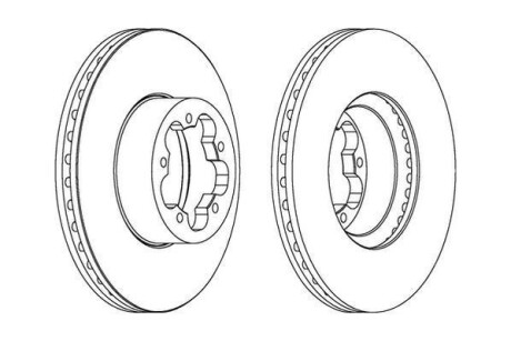 Гальмівний диск Jurid 562541JC