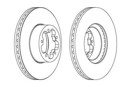 Гальмівний диск Jurid 562541JC