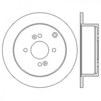 Гальмівний диск Hyundai Accent III/Getz/i20/ Kia Rio II Jurid 562551JC