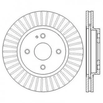 Тормозной диск передний Mazda 2, MX-5 (2007->) Jurid 562564JC