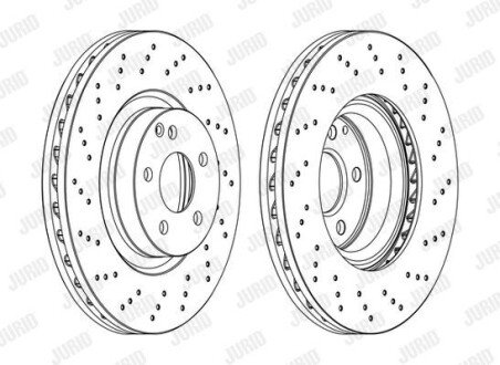 Гальмівний диск Jurid 562567JC1