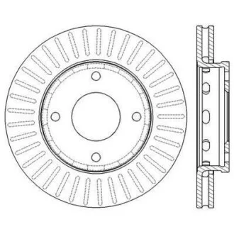 Фото 1 - гальмівний диск Jurid 562575JC Гальмівний диск Jurid 562575JC (фото 1)