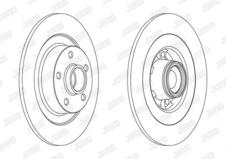 Гальмівний диск Jurid 562608J1