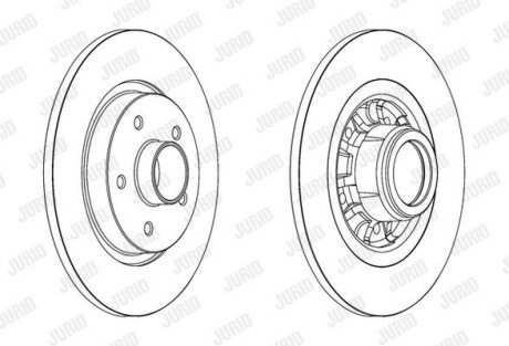 Гальмівний диск Jurid 562609J1