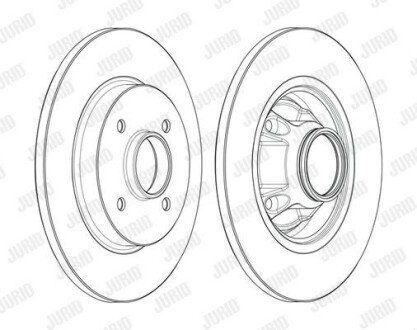 Гальмівний диск Jurid 562611J1