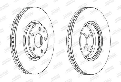Гальмівний диск Jurid 562615JC1
