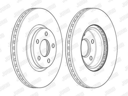 Гальмівний диск Jurid 562624JC1