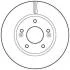 Тормозной диск передний HYUNDAI SONATA/TUCSON/i30 KIA CARENS/CEE\'D/MAGENTIS/SPORTAGE 562625JC