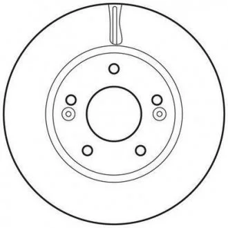 Тормозной диск передний HYUNDAI SONATA/TUCSON/i30 KIA CARENS/CEE\'D/MAGENTIS/SPORTAGE Jurid 562625JC