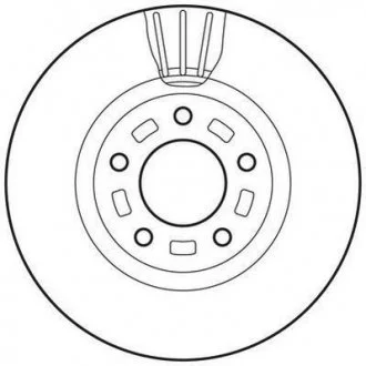 Тормозной диск передний MAZDA 3/5 Jurid 562635JC