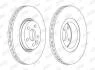 Гальмівний диск передній FORD GALAXY/S-MAX LAND ROVER FREELANDER VOLVO S60/S80/XC70 Jurid 562643JC1 (фото 1)