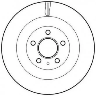 Фото 1 - гальмівний диск Jurid 562645JC Гальмівний диск Jurid 562645JC (фото 1)